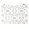 de Buyer - Antihaftbeschichtete Backmatte aus Silikon speziell für Macarons (44 Markierungen) - 40 x 30 cm - 4935.40, Weiß