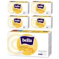 bella Tampons regular im 5er Pack (5 x 16 Stück) | dermatest: EXCELLENT | saugstarke und bequeme Tampons für die Periode | leicht zu Öffnen mit Easy Twist System
