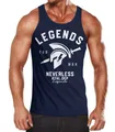 Neverless Tanktop Cooles Herren Tank-Top Gladiator Sparta Gym Athletics Sport Fitness mit Print