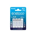 eneloop, AA/Mignon NI-MH Akku, 4er-Pack, Kapazität mit min. 2000 mAh, Ready-to-Use NI-MH Akkus, bis zu 2000 Mal wiederaufladbar, plastikfreier Verpackung