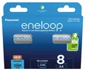 20x Panasonic eneloop 8er Blister AA Ni-MH Akkus 2000 mAh