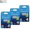 12 Panasonic Eco Freundlich Aa eneloop LR6 Akku batteries 2000mAh 4BL Neu