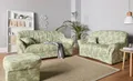 DOMO collection Polstergarnitur Bahia belastbar bis 140kg/ Sitz, mit Federkern, (Set), Microfaser MELROSE®, mocca
