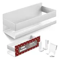 LIEBHEIM Duschablage Ohne Bohren - Badregal - Badezimmer Organizer - Duschregal - Badezimmer Regal - Duschregal Ohne Bohren - Bathroom Organizer - Bad Regal - Duschkorb - Shower Shelf