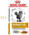 (€ 25,15/kg) Royal Canin Urinary Moderate Calorie Soße Nassfutter Katze 12 x 85g