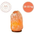 Beleuchteter Salzkristall ROCK 18-22kg Salzkristall Licht Natur Design