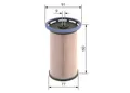 BOSCH 1 457 070 014 Kraftstofffilter Für AUDI, CUPRA, FORD, SEAT, SKODA, VW