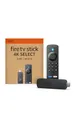 Amazon Fire TV Stick 4K Select (neueste Generation), beginne mit dem Streamen in 4K, Hunderttausenden von Filmen und Serienfolgen sowie kostenlosem Live-TV