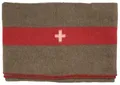 SURVIVAL Schweizer Wolldecke braun 200x150 cm