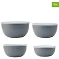 KitchenAid 4er-Set: Frischhaltedosen in Grau
