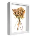 Leylve 3D Bilderrahmen zum Befüllen, 20x29 cm, 3D Rahmen A4, Bilderrahmen Tief zum Befüllen für Fotos, Sträuße, Zeichnungen, Erinnerungsstücke, DIY Kunstwerke, Medaillen(Weiß)