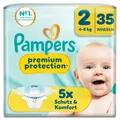 Pampers Premium Protection New Baby Gr.2 Mini 4-8kg Windeln Singlepack 35 Stück
