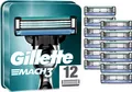 Gillette Mach3 Rasierklingen für Herren – 12 Nachfüllpackungen für präzise Rasur