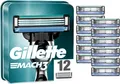 Gillette Mach3 Rasierklingen Herren 12er Pack XXL Lubrastrip Ersatzklingen