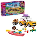 LEGO 42659 Friends Abenteuertrip mit Freunden, 2 Spielfiguren, Welpe, Zubehör