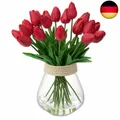20 Stück Künstliche Blumen Unechte Blumen Tulpe Gefälschte Blume Tulpe Bl