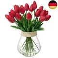 20 Stück Künstliche Blumen Unechte Blumen Tulpe Gefälschte Blume Tulpe Bl