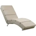 Relaxliege London Sand Webstoff