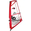 F2  Windsurf Segel Checker Kid Komplett Rigg  5,5 qm Rot