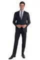 Steffen Klein Herren Anzug - Regular Fit - Größe 106 - Zweiteiler Business Anzug - Elastischer Komfort - Klassischer Schnitt - Marine
