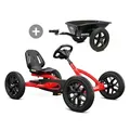 BERG Buddy Redster 2.0 Pedal-Gokart mit Anhänger