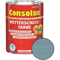 Consolan Wetterschutz-Farbe Horizontblau 2,5 L Holzfarbe Deckfarbe