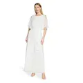 Vera Mont Overall Damen mit Bindegürtel (1-tlg) Design weiß M (38)