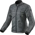 Revit Shade H2O Damen Motorrad Textiljacke, schwarz/grau, M