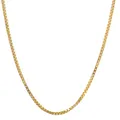 hoplo holzenplotz Edle Venezianerkette Halskette 585-14 Karat Gold Juwelier Qualität, Länge:60 cm, Kettenbreite:0.7 mm
