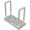 SUPROD Schrauben-Set 2 x U-Bügelschraube M10 mit Klemmplatte und Stopmuttern verzinkt M10, LW=41/41-121, LH=150 mm