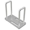 SUPROD 2 x U-Bügelschraube M10 mit Klemmplatte und Stopmuttern Sliphilfe Trailer verzinkt M10, LW=41/41-121, LH=150 mm