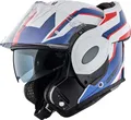 Bogotto FS-X600 Vyda Klapphelm, weiß/rot/blau, XS