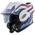 Bogotto FS-X600 Vyda Klapphelm, weiß/rot/blau, XS