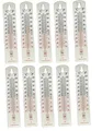 10 Stück Thermometer  Innen Außen Zimmerthermometer Temperaturmesser Analog