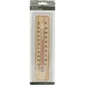 Thermometer Temperaturmesser analog Holzthermometer Außen Innen
