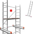 ALTEC AluCombine 3.0 - 300 | 3m | Alu Standgerüst für Heimwerker mit Traverse | EN131 | Baugerüst Montagegerüst Anlegeleiter