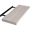 EUGAD Wandregal, 1-tlg., Holz Board Modern in verschiedenen Farben Größen beige 60 cm x 3.8 cm x 23 cm