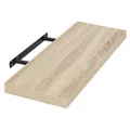 EUGAD Wandregal Wandboard Buchregal Hängeregal DVD CD Regal Holz Board 60cm Sonoma Eiche 0051QJ