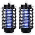 MONZANA® 2X Insektenvernichter elektrisch UV LED Indoor Mückenfalle Fliegenfalle Insektenlampe Moskitofalle Insektenabwehr Insektenfalle Mückenlampe