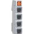 Hager LMN-Modul m.4xZZ12LMN04ARJ12-Buchsen aktiv f.Spannungsversorgung (ZZ12LMN04A) (ZZ12LMN04A)