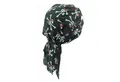 modAS Bandana, Unisex Multifunktionstuch Kopftuch Pirat Schwarz - Tuch mit Totenkopf-Print