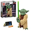 LEGO 75255 Star Wars Yoda Bauset, Sammlermodell mit Displayständer, Angriff der Klonkrieger, Bauset für Kinder und Erwachsene