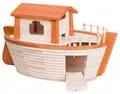 Holztiger Arche Noah Holzspielzeug Schiff ohne Figuren und Dekoration