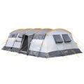 Skandika Hurricane Sleeper Protect 12 Personen Familienzelt Moskitonetz grau Neu