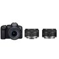 Canon EOS R6 Mark II + RF 24-105mm F4-7.1 IS STM + RF 16mm f/2,8 STM + RF 50mm f/1,8 STM
