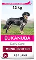Eukanuba Daily Care Mono-Protein Hundefutter - Trockenfutter mit nur Lachs als tierischem Protein, allergenarme Rezeptur, 12 kg
