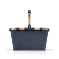 reisenthel carrybag Midnight Gold – Stabiler Einkaufskorb mit viel Stauraum und praktischer Innentasche – Elegantes und wasserabweisendes Design