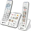 Geemarc Mobility Pack Foto Schnurloses Telefon analog Anrufbeantworter,