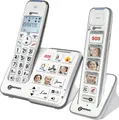 Geemarc Mobility Pack Foto Schnurloses Großtastentelefon Telefon Fototasten