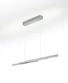 GKS Knapstein LED-Pendelleuchte LARA 72-134cm ausziehbar (mit Gestensensor und Lift-Höhenverstellung) Nickel 51.485.05 4250035826458